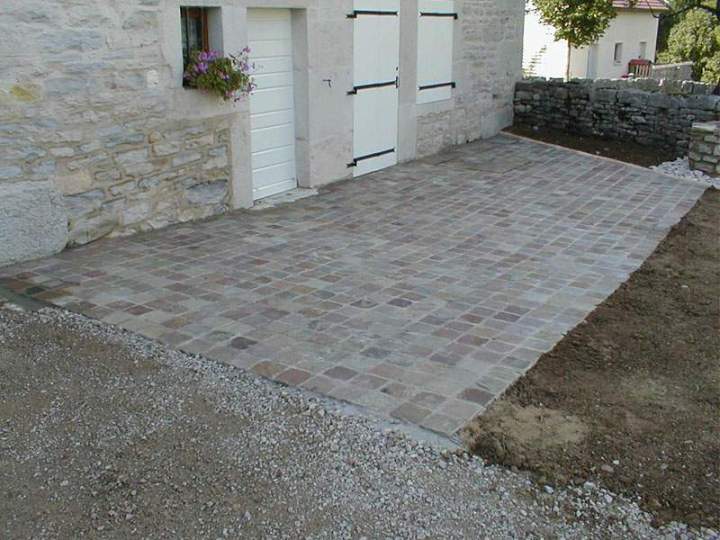 Pavage et dallage Courlaoux