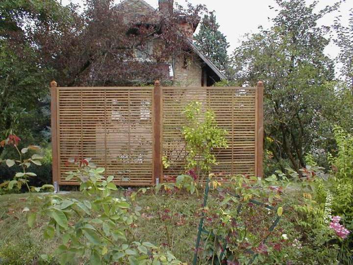 Pose de brise-vue Courlaoux